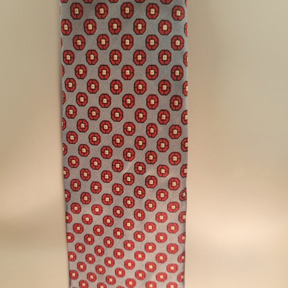CHRISTIAN DIOR TIE SILK NECKTIE BLUE - Picture 3 of 7